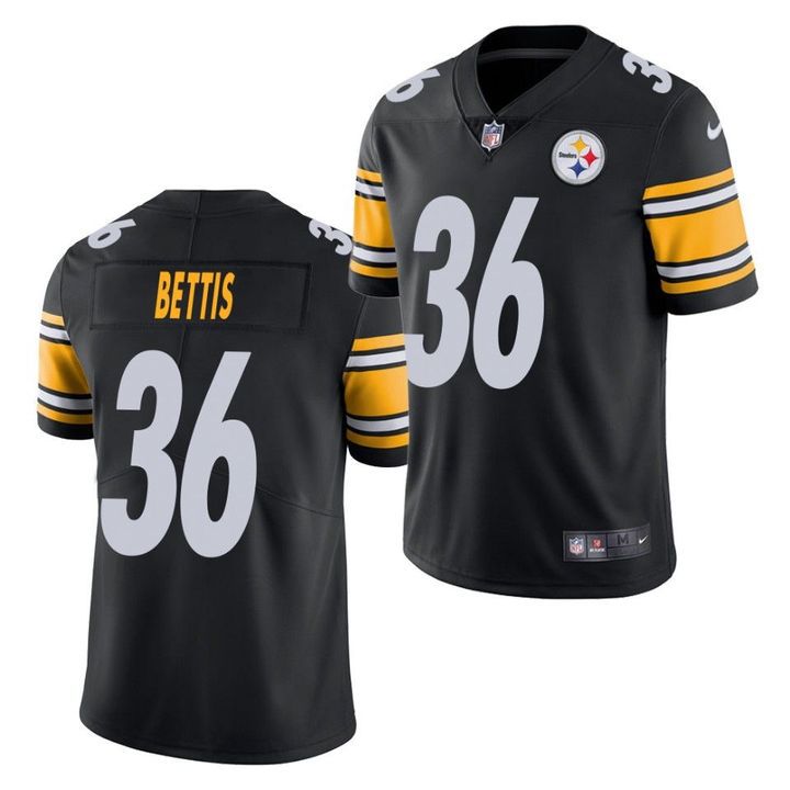 Men Pittsburgh Steelers #36 Jerome Bettis Nike Black Limited NFL Jersey